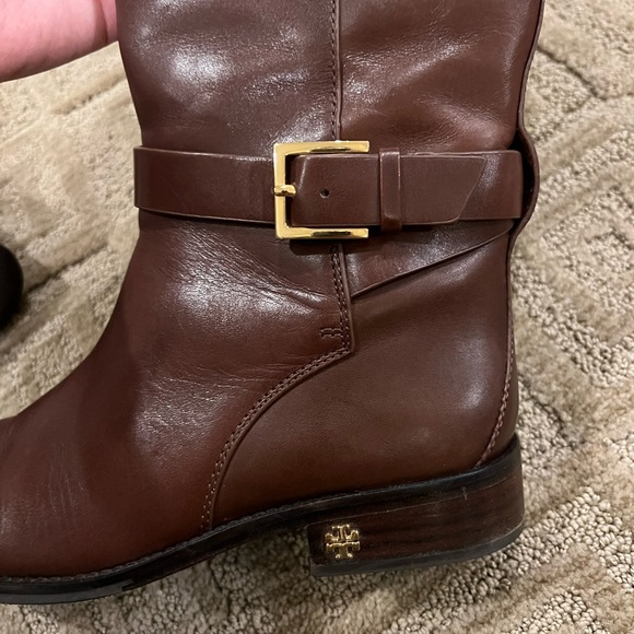 Tory Burch Brown Leather Boots - Picture 4 of 7